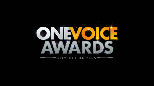 One Voice Awards 2025 Nominee badge.