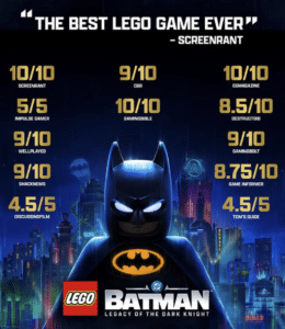 LEGO Batman: Legacy of the Dark Knight - Reviews
